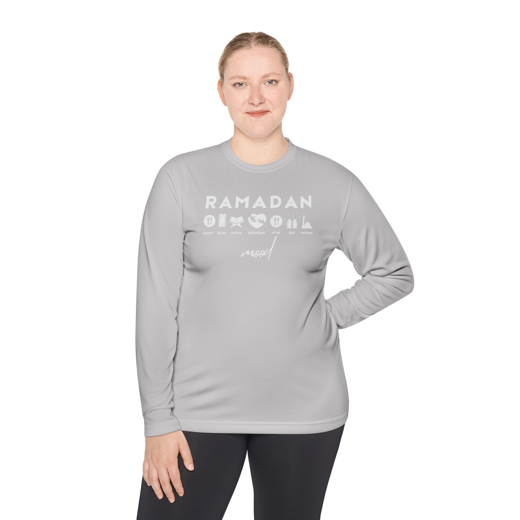 Ramadan Mood Gift Tshirt Unisex Lightweight Long Sleeve Tee - Image 8
