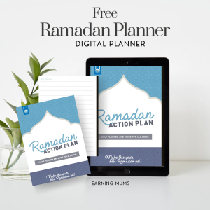 Free Blue Themed Ramadan Planner